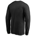 thumbnail image 3 of Men's Black San Antonio Spurs Onside Stripe Long Sleeve T-Shirt, 3 of 3