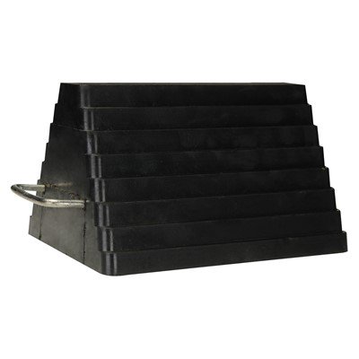 NS Traffic Safety Reinforced Pyramid Wheel Chock with Carry Handle (1 Unit)