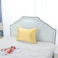 thumbnail image 2 of 3 Pack 19 Momme Smooth Mulberry Silk Pillow Case Cover, Queen, Yellow, 2 of 8