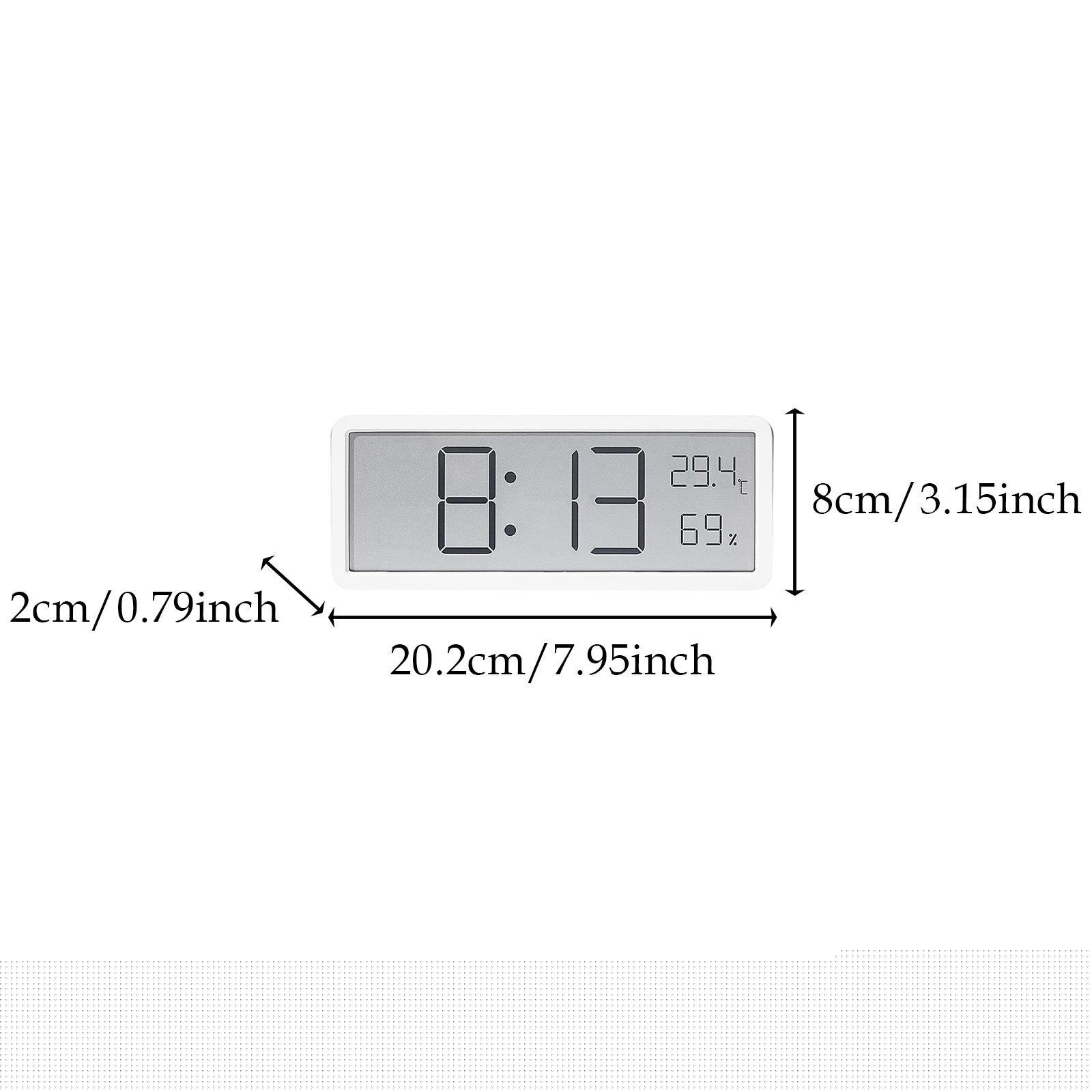 thumbnail image 3 of Reloj de pared digital,Reloj de pared digital multifuncional para oficina,Reloj de escritorio de pantalla grande y sencillo,Funda de almohada,Funda de almohada navideña 2023 de 18 x 18, 3 of 8
