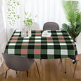 thumbnail image 6 of Coolnut St Patrick Buffalo Plaid Tablecloth Rectangle Colorful Table Cloth Large Square Table Cover for Dining Kitchen Party 54"x54" Decor Gift, 6 of 7