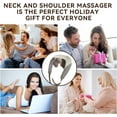 thumbnail image 7 of Shiatsu Neck Massager, Shoulder Neck Massager with Heat for Pain Relief Deep Tissue, Neck, Back, Shoulder, Leg Electric Kneading Massager, Perfect Gifts for Men Women Dad Mom, 7 of 7