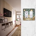 thumbnail image 5 of Yayeee Rocker Switch Wall Plate 3-Gang 6.5"x4.6" Home Decorative Outlet Cover, Dinosaur with Stars, 5 of 6