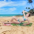 thumbnail image 5 of Coolnut 31"x71" Beach Towel with Travel Bag, Tropical Floral Pattern Dragonflies Oversized Sand Free Camping Towel Quick Dry Pool Bath Sport Towels, 5 of 6