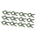 thumbnail image 3 of Clips de soporte para plantas, clips para enredaderas de flores, clips reutilizables para enredaderas, clips para enrejados verde 12 piezas, 3 of 9