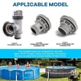 thumbnail image 3 of 6Pcs Pool Gasket Ring Professional Replacement Round Pool Plunger Valve O-Ring Rubber Gasket Swimming Pool Accessories, 3 of 5
