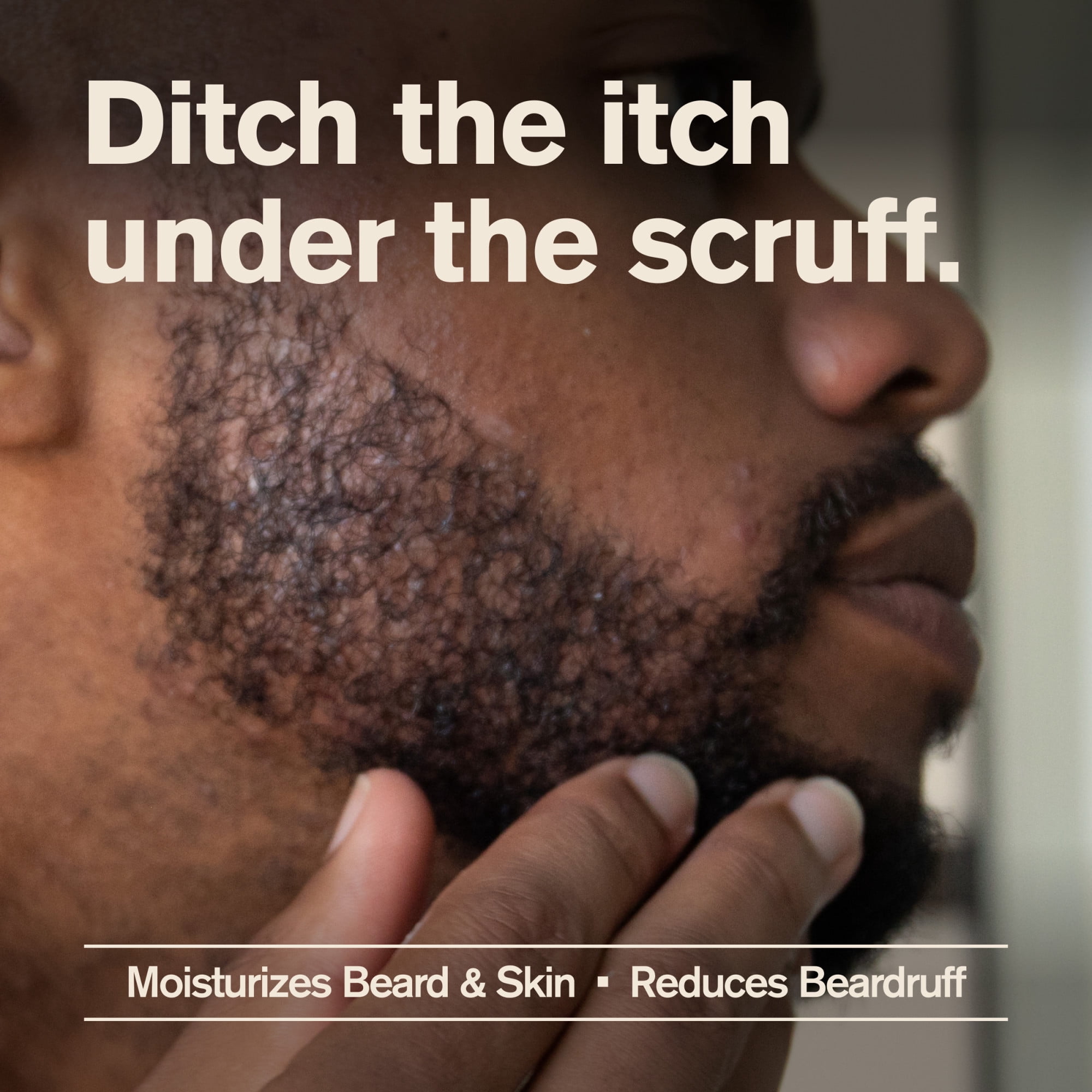 Every Man Jack Aged Bourbon Beard + Scruff Face Lotion for Men, Naturally Derived, 3.2 fl. oz