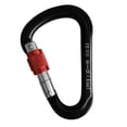 thumbnail image 1 of Mosquetón Sharpla 25KN Escalada en roca Gancho Tornillo Bloqueo negro, 1 of 7