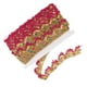 thumbnail image 1 of Wosthever x35mm Sequin Lace Edge Trims Ribbon DIY Sewing Fabric Tela de costura y artesanía Rosa roja 13m, 1 of 1