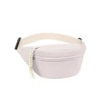 thumbnail image 3 of Clossjun Women Pure Colour Crossbody Bag Casual Lightweight Spacious Shoulder Packs Adjustable belt Waist Bags For Work Out Back To School White, 3 of 6