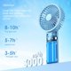 thumbnail image 4 of Ventilador portátil Mini USB Cordón Recargable de mano Tres velocidades de viento Ventiladores portátiles de viaje Rosa, 4 of 5
