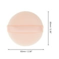 thumbnail image 2 of Unique Bargains 1 Pc Round Makeup Puff for Travel Daily Use [2.36"x0.47"] Skin Color, 2 of 4