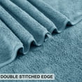 thumbnail image 6 of Kebury 6 Pack Bath Towels Set, 27"x55" Bath Sheets Towels Set For Adults, Mid-size Bathroom Towel Ultra Soft Microfiber Quick Dry Highly Absorbent Shower Towel Spa Hotel Use (Turquoise), 6 of 7