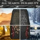 thumbnail image 3 of Juego completo de alfombrillas CAR PASS Diamond Rubber, color negro y rojo, 3 of 9