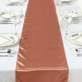 thumbnail image 2 of Efavormart 10 Packs of Premium SATIN Table Top Runner For Weddings Birthday Party Rectangle and Round Table 12" x 108" - Terracotta, 2 of 10