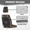 thumbnail image 6 of XYZCANDO Camouflage Hunting Seat Cover for UTV Breathable Deer 4 Pack Rhino Accessories Bucket Seats Covers with Elastic Edges Replacement UTV Seat Accessories for Rhino 450, 6 of 7
