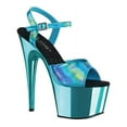 thumbnail image 2 of Women's Pleaser Adore 709HGCH Ankle Strap Sandal, 2 of 2