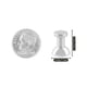 thumbnail image 2 of 20 magnetic push pins, fridge magnets, silver, 2 of 5