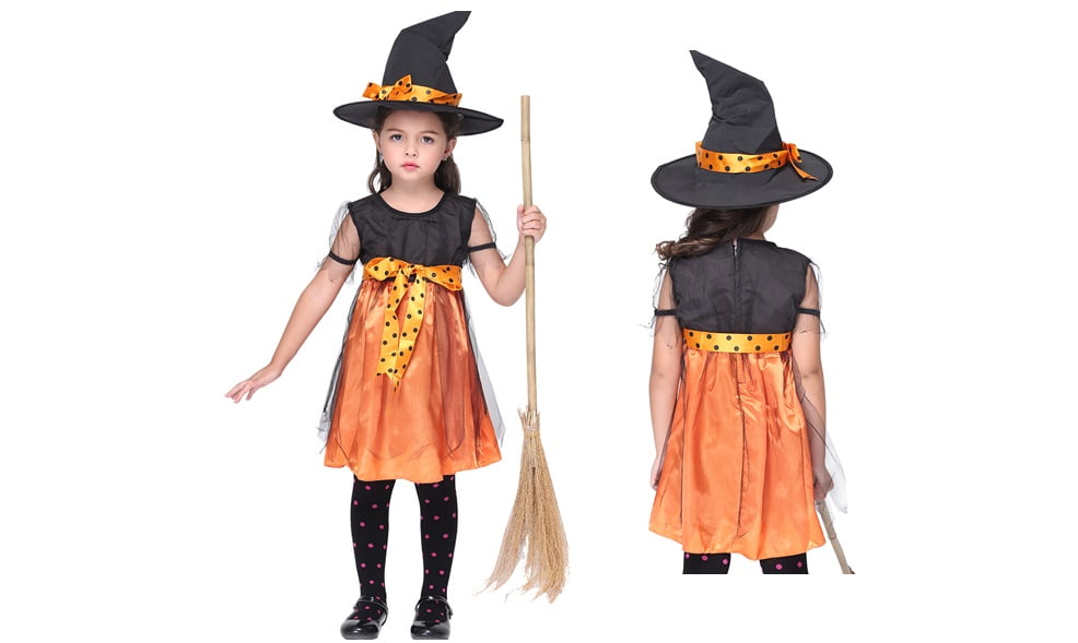Classic Sassy Pumpkin Witch Tween Halloween Costume