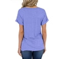 thumbnail image 2 of T-shirt à Manches Courtes et Col Rond pour Femmes, 2 of 2