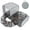 Gray, variant on 3-in-1 Portable Cat Playpen with Tunnel, Pop-Up Outdoor Pet Enclosure for Indoor and Outdoor Use, Breathable Catio Tent System for Kittens and Small Animals with Travel Carry Bag