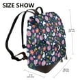 thumbnail image 2 of Easygdp Floral Rabbit Mochila de Cuero para Mujeres, Bolso de Hombro, Bolsos de Mano de Moda para Trabajo y Viajes, 2 of 4