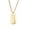Gold with chain, variant on Retro Hip Hop Blade Necklace for Men Stainless Steel Rhomboid Grid Pattern Razor Pendant Gold Color with Chain