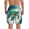 thumbnail image 3 of Naloa Watercolor Turtle5 Men's Beach Shorts, Surfing shorts, Swim trunks, Quick Dry Swim Trunks for Surfing Beach Fun - Medium, 3 of 9