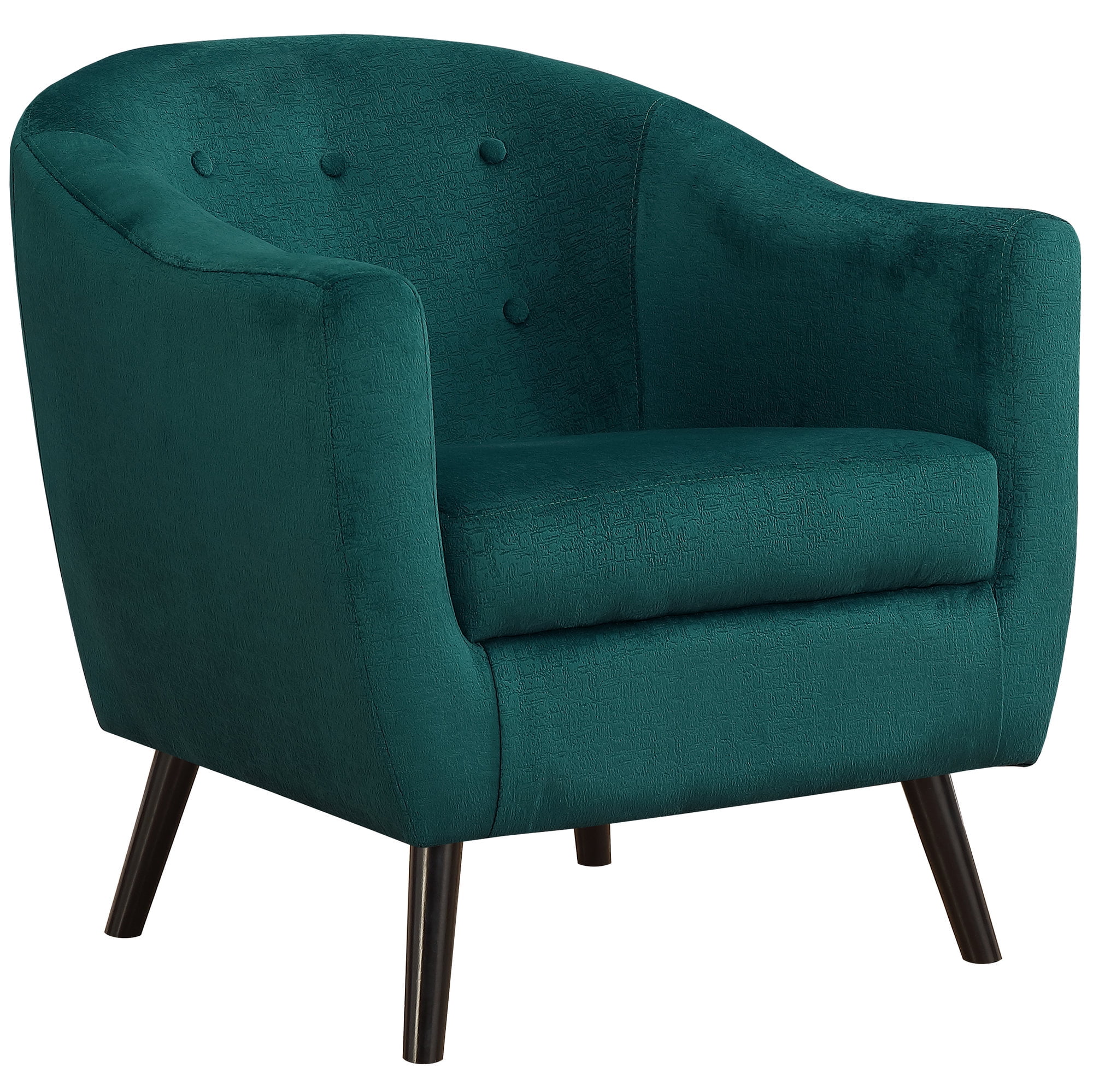 ACCENT CHAIR - EMERALD GREEN MOSAIC VELVET - Walmart.com