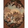 thumbnail image 2 of Giovanni Battista Tiepolo 15x18 Gold Ornate Wood Frame and Double Matted Museum Art Print Titled - The Coronation of the Virgin (1754), 2 of 4