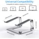 thumbnail image 2 of Soporte para portátil, soporte para portátil de aluminio ventilado, escritorio ergonómico para portátil Vhermosa YQ-0503, 2 of 4