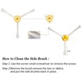 thumbnail image 4 of Cepillo lateral de 3 brazos para I-Robot Roomba, accesorios de repuesto Repuestos para aspiradoras Roomba Series 500 600 700, 4 of 5