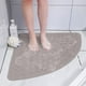 thumbnail image 2 of Yhmxh Alfombrillas de baño para baño Alfombrilla de baño en forma de abanico, antideslizante, con textura de masaje, resistente al agua y al agua, ideal para la seguridad de la bañera., 2 of 5