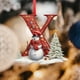 thumbnail image 4 of Adorno Navideño Colgante para Árbol de Navidad con 26 Letras | Adornos Navideños Personalizados para Hacer Tú Mismo | Decoración Colgante para Árbol de Navidad | Material Acrílico | 10 Cm | 26 Unidad, 4 of 5
