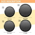 thumbnail image 2 of 4 Pieces Round Pizza Pans with Holes, Nonstick Pizza Tray for Oven, 9Inch, 10Inch, 11Inch, 12 Inch Baking Pan Set, Perforated Carbon Steel, Send Goods from Local Warehouse, 2 of 5