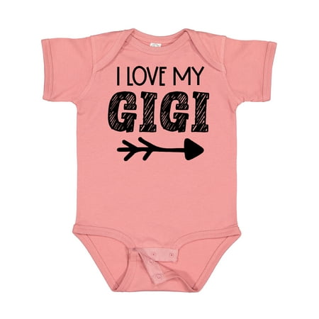 

Inktastic I Love My Gigi with Arrow Gift Baby Boy or Baby Girl Bodysuit