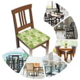 thumbnail image 7 of Salouo Avocado And Toast for Chair Covers,Washable Seat Covers for Dining Room Chairs Seat Protector for Home, Hotel, Banquet-Four Pieces, 7 of 7