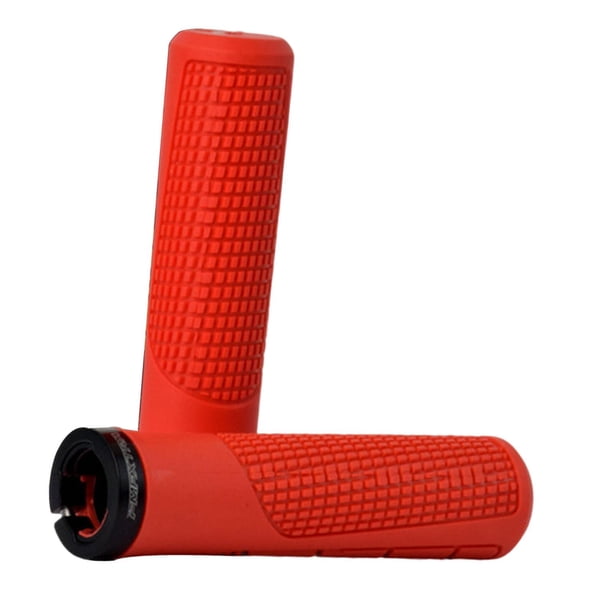 2x empuñaduras para bicicletas, cubierta de barra de ciclismo, envoltura de barra de mango de bicicleta para montaña, no deslizamiento, para bicicleta rojo
