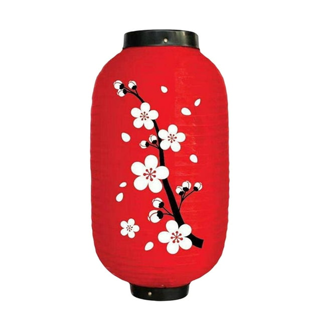 Linterna de estilo japonés, colgante decorativo, decoración de restaurantes japoneses, luz Oriental flor grande de Zulema linterna japonesa