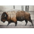 thumbnail image 2 of Allen, Kimberly 24x17 White Modern Wood Framed Museum Art Print Titled - Winter Bison, 2 of 4