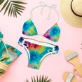 thumbnail image 6 of tie dye27 Adjustable Strap Bikini Set with Detachable Sponge, Two-Pack - Ideal for All Swim Suit Scenes, 6 of 6