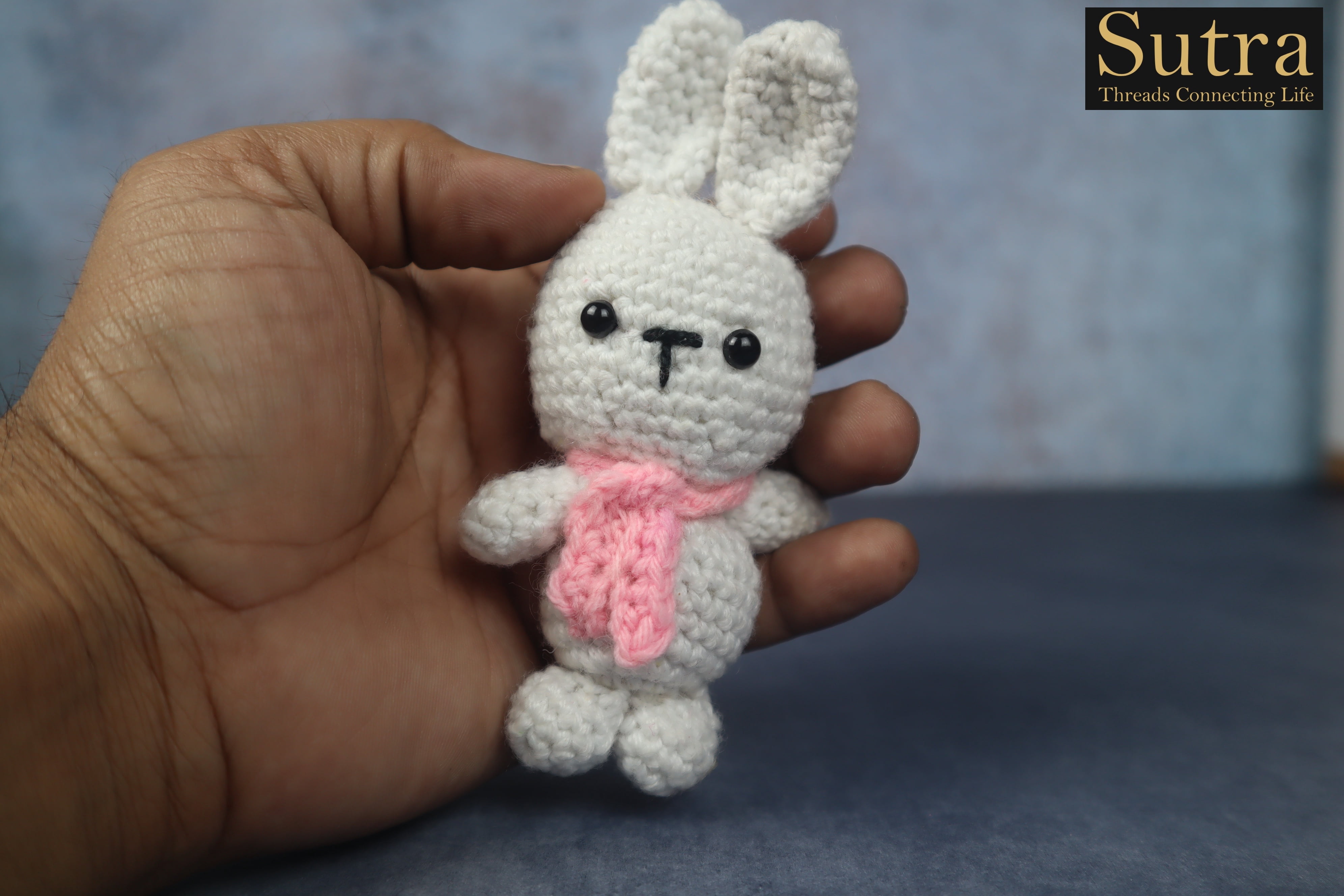 Sutra Crochet Family Toy Set | Stuffed Animal Cute Family Toys| One Bunny Rabbit & Three Daisy Duck Toy Set for Kids and Gift Purpose | Soft Toys for Baby Girl