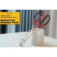 thumbnail image 4 of Kitchen Scissor Tongs 11-Inch Stainless Steel Scissor Cooking Tongs, 4 of 4