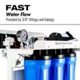 thumbnail image 5 of iSpring RCB3P Tankless Reverse Osmosis RO Water Filtration System, 300 GPD RO System, Reduces TDS, 1.5:1 Pure to Drain, Booster Pump & Pressure Gauge for Residential & Light Commercial Use, 5 of 6