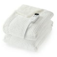 thumbnail image 2 of Waffle Heated Throw Blanket, Machine Washable Electric Blankets Fast Heating with LCD Controller, 6 Heat Levels & 1-4H Time Settings, 2 of 17
