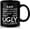 Black, variant on K Love Hearts Initial Monogram Personalized Letter K Ceramic Mug Coffe Cup - Holiday Christmas Hanukkah Gift for Men & Women
