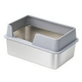 thumbnail image 2 of Bandeja de arena para gatitos, caja de arena para gatos, caja de arena para mascotas, bandeja de arena tamizada, inodoro para gatos Gris, 2 of 8