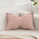 thumbnail image 5 of Regalo del Día de la Madre, Cojín de Almohada con Moño, Cojín de Color Sólido, Rosa, 5 of 6