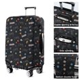 thumbnail image 5 of Black Controllers Games Icons Black Pattern Luggage Cover Fashion Suitcase Cover Baggage Covers Fit 25-28 Inch Luggage (Go Travel), 5 of 5