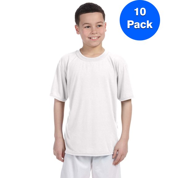 Boys Performance T-Shirt 10 Pack